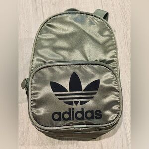 Adidas Gold and Black Mini Backpack